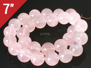 10mm Rose Quartz Round Loose Beads About 7" dyed [i10b1]