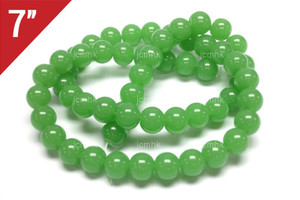 8mm Chrysprase Round Loose Beads About 7" synthetic [i8a71]