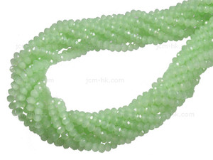 4x3mm Larimar Faceted Rondelle Beads 15.5" synthetic [h6a64-4]