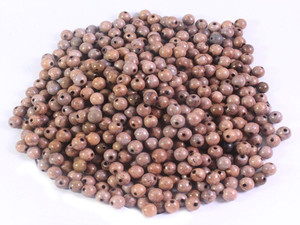 6mm Natural Buffalo Bone Beads 30pcs Antique color, A Grade. [6z12i]