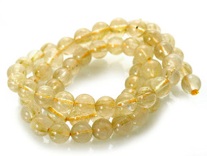 4mm Rulite Quartz Round Beads 15.5" synthetic [4a44]
