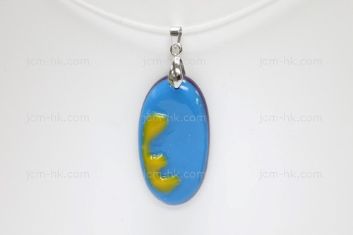 20x38mm Lucite Carved Designer Bead Pendant [z1109]