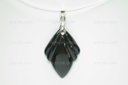 25X35mm Buffalo Horn Designer Bead Pendant [z1714]