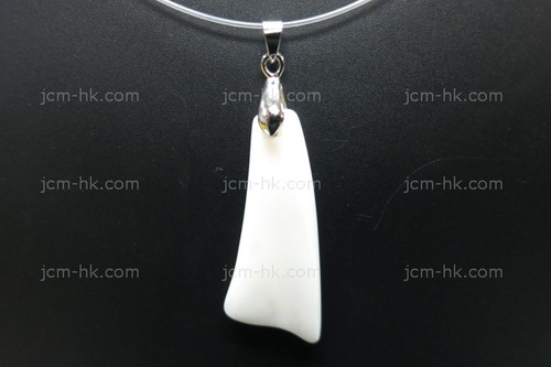 18x40mm Mother of Pearl Designer Designer Bead Pendant [z5174]