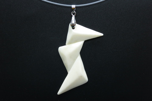 35x48mm Buffalo Bone Designer Bead Pendant [z5538]