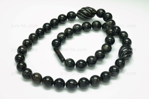 12mm Buffalo Horn Necklace 18" [z7748]