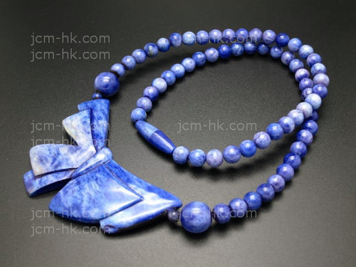 50x42mm Buffalo Bone Necklace 18" Natural Dyed color [z7775]