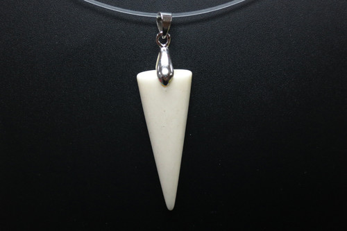 14x36mm Buffalo Bone Designer Bead Pendant [z8365]