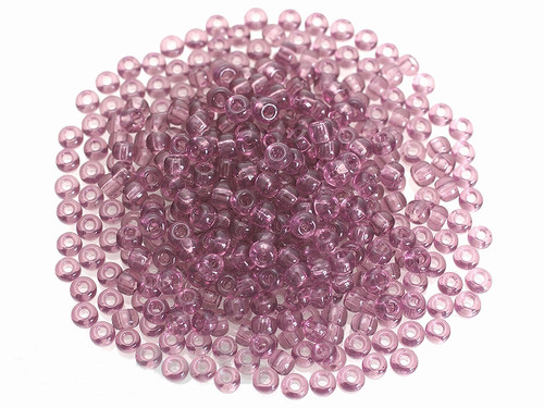 Seed bead 3mm 8/o 400pcs, Transparent Purple [g16-3]