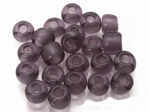 Seed bead 4mm 6/o 160pcs, Transparent Purple [g16-4]