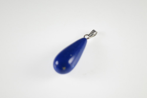 10x25mm Lapis Lazuli Teardrop Pendant 1Pc Synthetic [e2211]