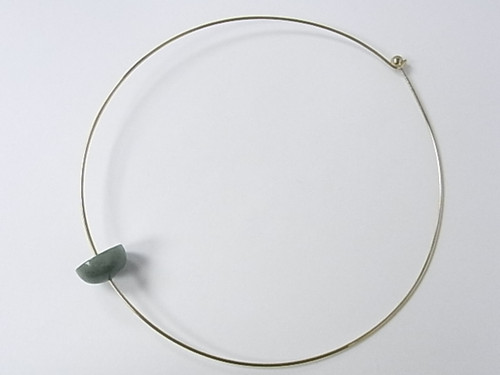 20mm (10mm Thick) Aventurine Dome Choker [e299]