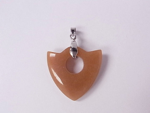 32mm Red Aventurine Special Shape Pendant [e198]