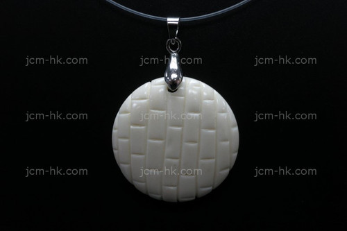 30X30mm Buffalo Bone Designer Designer Bead Pendant [z1416]