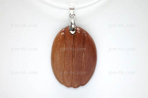 30x36mm Wood Designer Bead Pendant [z7161]