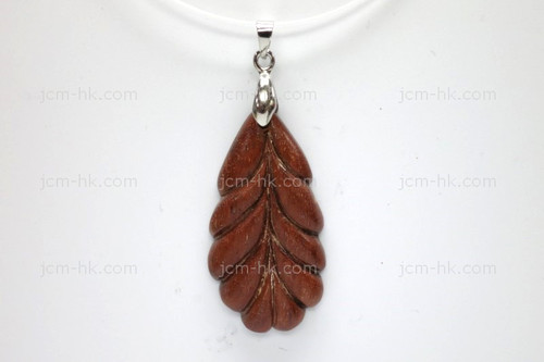 20x40mm Wood Designer Bead Pendant [z7170]