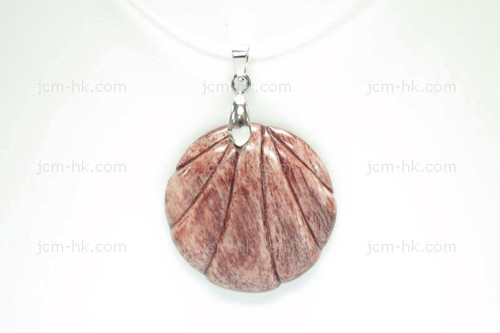 30x30mm Buffalo Bone Designer Bead Pendant, Natural Dyed [z7217]