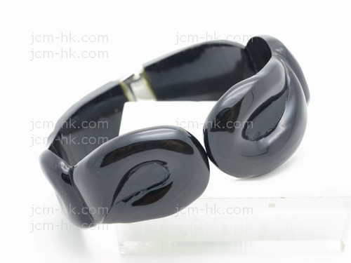 25mm Free Size Buffalo Horn Bangle [z7942]