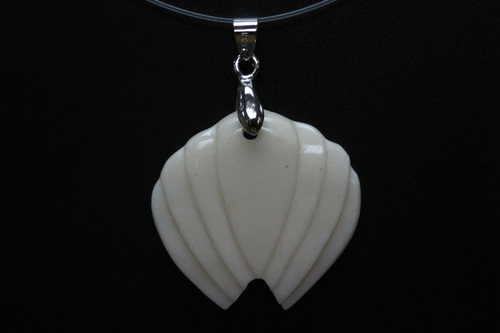 35x35mm Buffalo Bone Designer Bead Pendant [z8348]