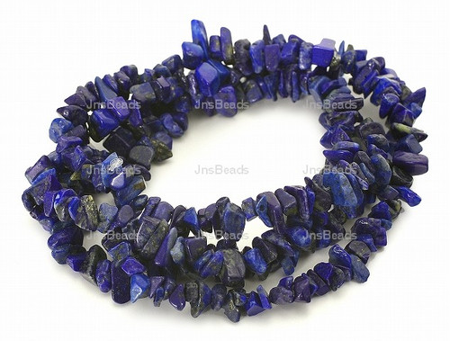 k225 8-12mm Natural Lapis Lazuli Chips 15.5"