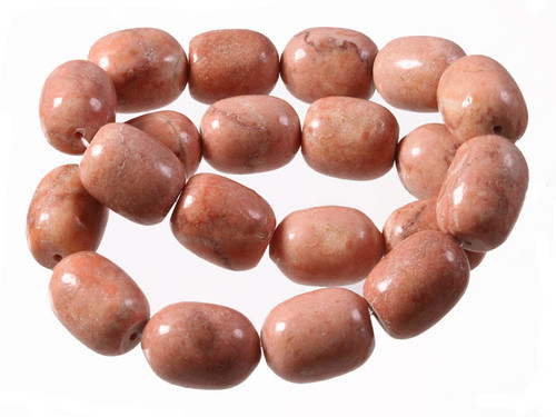 15x18mm China Goldfield Jasper Drum Beads 15.5" [wa273]