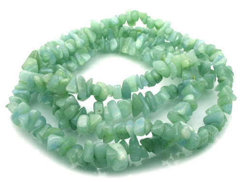 8-12mm amazonite Chips 36" [c3b5]