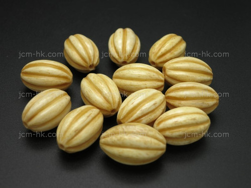 7x10mm Buffalo Bone Rice Beads 30pcs. [z2156]