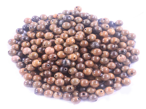 6mm Natural Buffalo Bone Beads 30pcs Antique color, A Grade [6z13i]