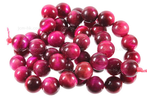 6mm Pink Tiger Eye Round Beads 15.5" dyed [6g3f]