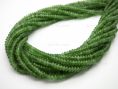 4mm BC Color Jade Rondelle Beads 15.5" dyed [h3c48-4]