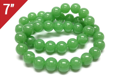 10mm Chrysprase Round Loose Beads About 7" synthetic [i10a71]