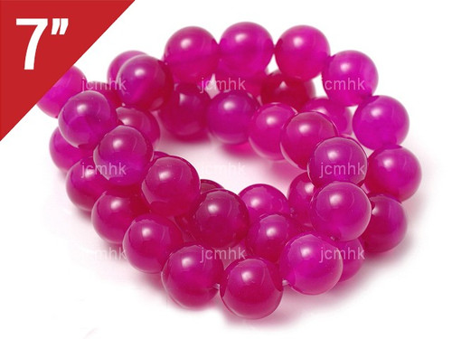 6mm Rose Agate Round Loose Beads About 7" dyed [i6f11]