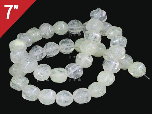 10mm Greenberry Pumpkin Loose Beads 7" synthetic [iwa144]
