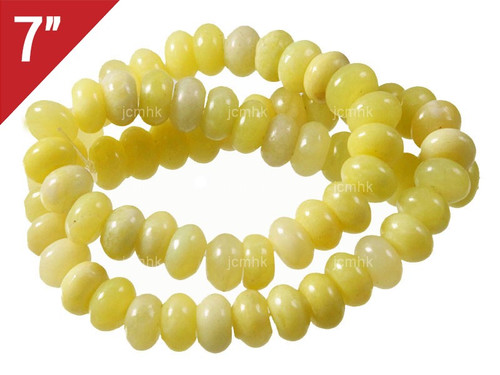 10mm Olivine Jade Rondelle Loose Beads 7" [iwa267]