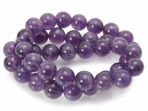 8mm Brazil Amethyst Round Beads 15.5" natural [8m1]