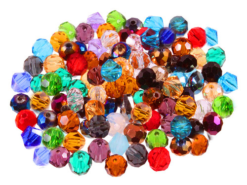 Mix & Match 10mm Shape Crystal Faceted 50 Beads [xu4x]