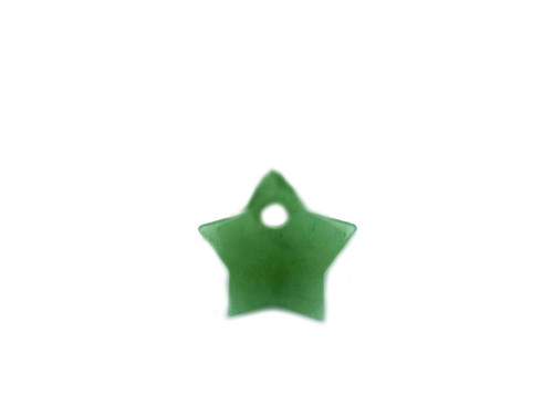 28mm Aventurine Donut Star Beads 1pc [y931c]