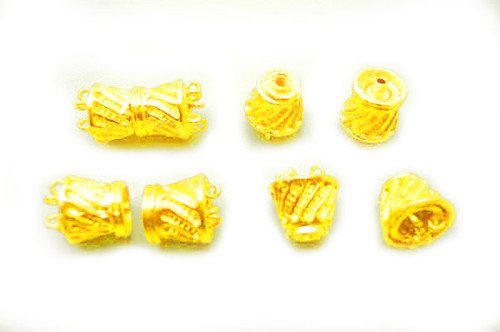 14K Gold Plated 20mm 5-6 Row Clasp [y320b]