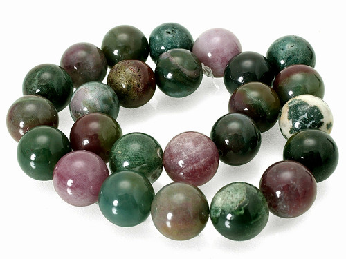 10mm Blood Agate Round Beads 15.5" natural [10d1]