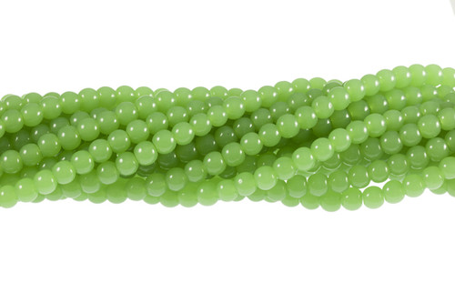 6mm Chrysprase Round Beads 15.5" synthetic [6a71]