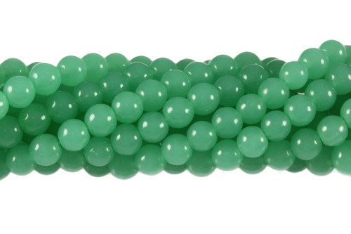 [8a71s] 8mm Reconstituted Chrysprase Round Beads Approx.42pcs.