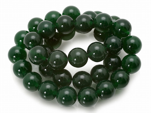 8mm Malachite Jade Round Beads 15.5" dyed [8b77]