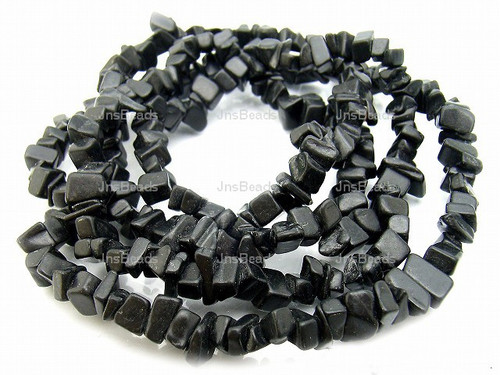 8-12mm Black Onyx Chips 36"