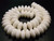 20mm White Sponge Coral Rondelle Beads 15.5" natural [k3s20]
