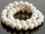 9-10mm White Potato Freshwater Pearl 14-15" A Grade Lustre [p19w]