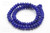 8mm Lapis Jade Rondelle Beads 15.5" dyed [s3b74]