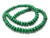 8mm Malachite Jade Rondelle Beads 15.5" dyed [s3b77]