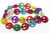 15mm Mix Magnesite Peace Beads 15.5" [t350x]