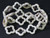 20x20mm White Magnesite Star Flower Beads 15.5" [t351w]