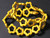 20mm Yellow Magnesite Flower Donuts Beads 15.5" [t364y]